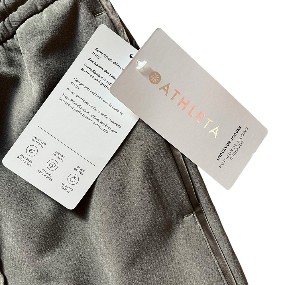 Athleta Endeavor Joggers Pants Women's 16 Bottom Athletic Pleated $109 NEW ✅ - Picture 6 of 6